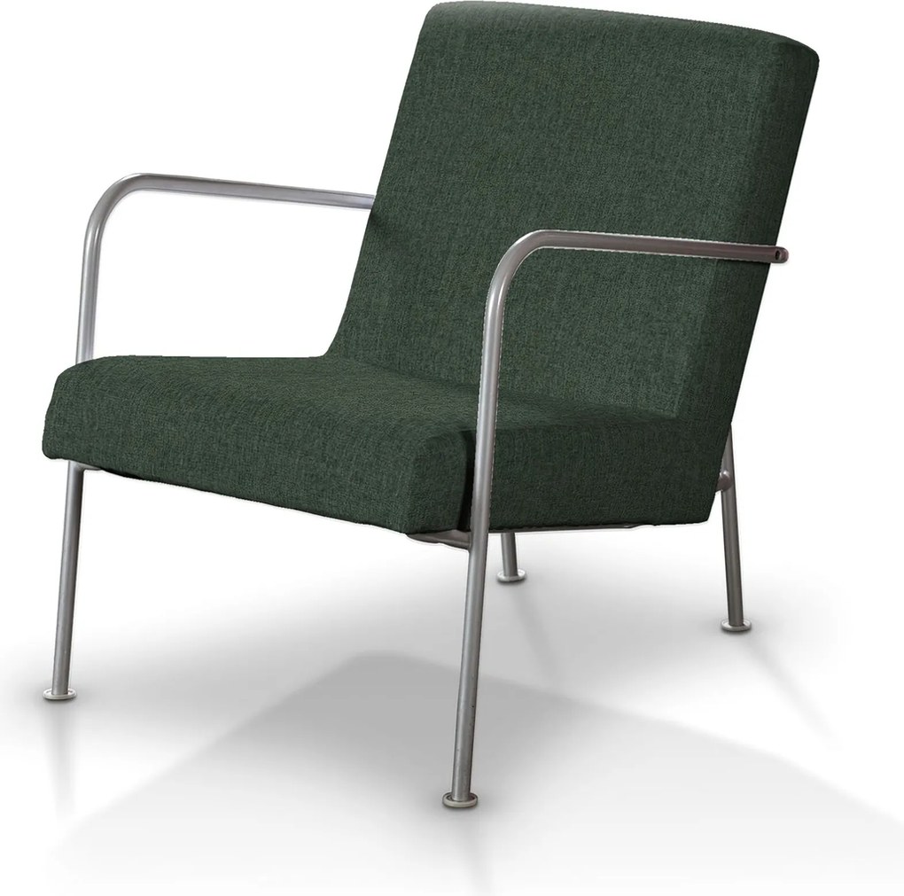 Pokrowiec na fotel Ikea PS kolor zielony tkanina strukturalna