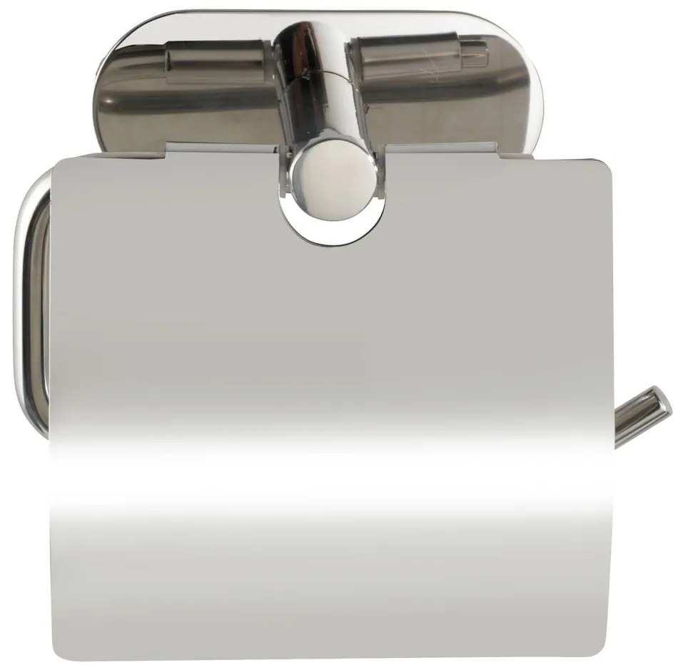 Nierdzewny uchwyt na papier toaletowy bez konieczności wiercenia Wenko Turbo-Loc® Orea Shine Cover