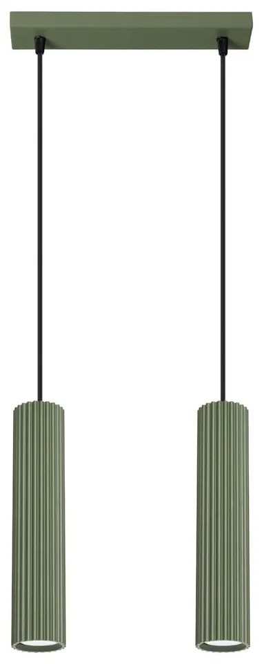 Zielona lampa wisząca Gleam – Sollux