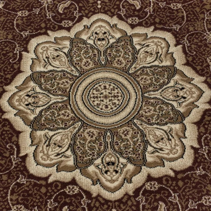 Dywan klasyczny Kashmir Rozeta czerwono-kremowy 120 cm x 170 cm