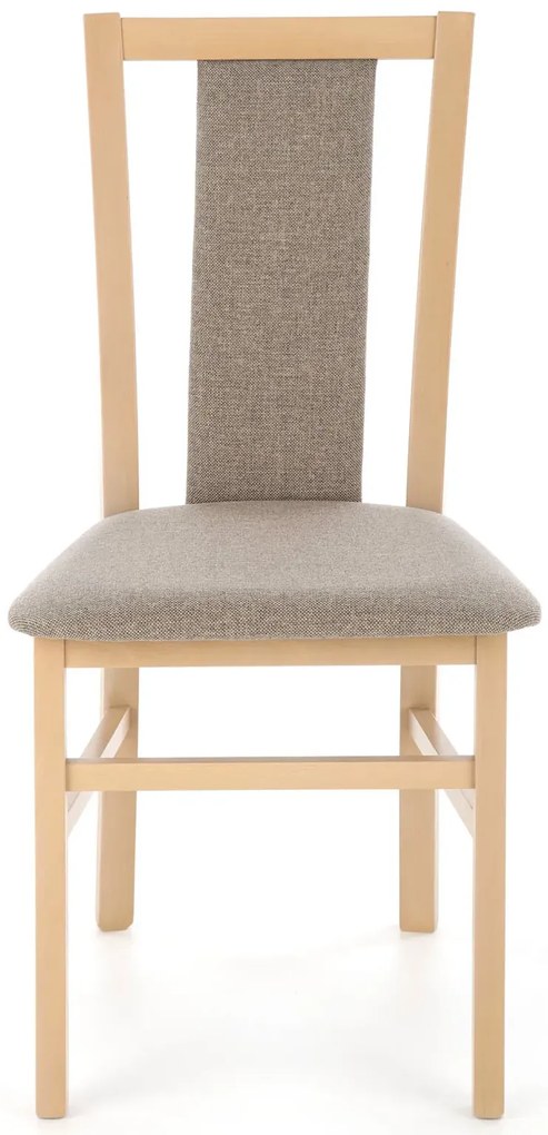 Tapicerowane krzesło drewniane dąb sonoma - Onder