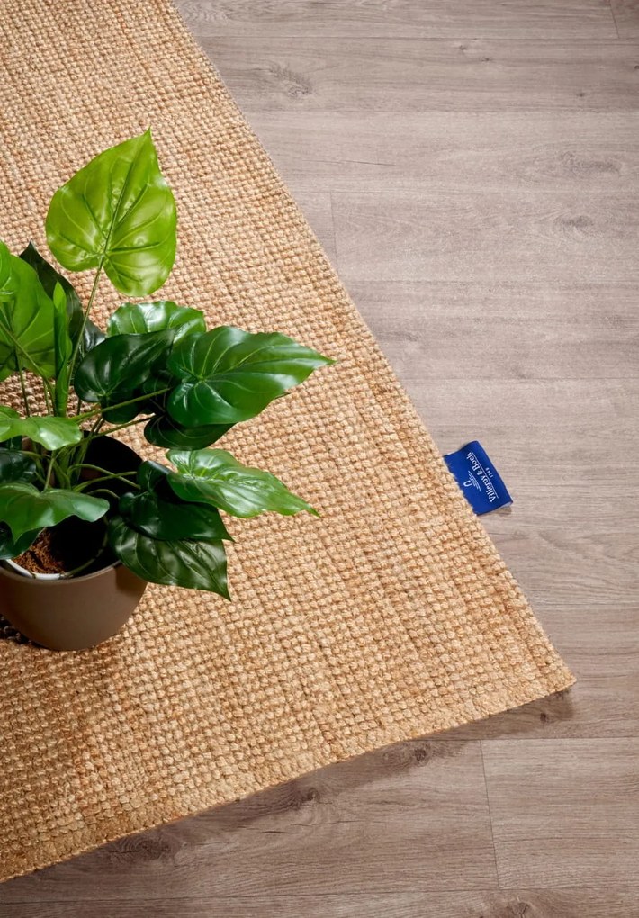 Dywan naturalny jutowy Villeroy &amp; Boch Rosalie złoty 80 cm x 300 cm