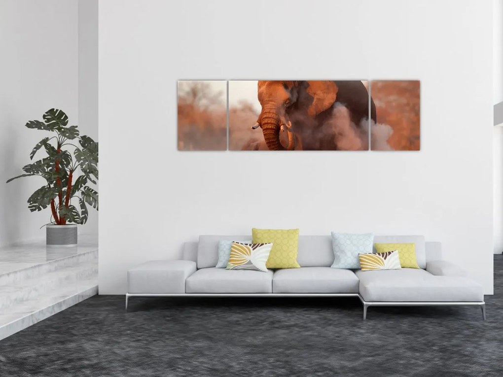 Obraz - Wielki słoń afrykański (170x50 cm)
