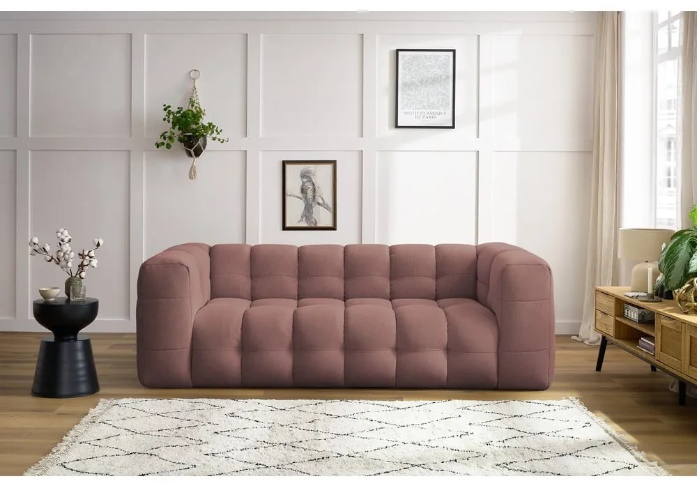 Różowa sofa 232 cm Cloud – Bobochic Paris