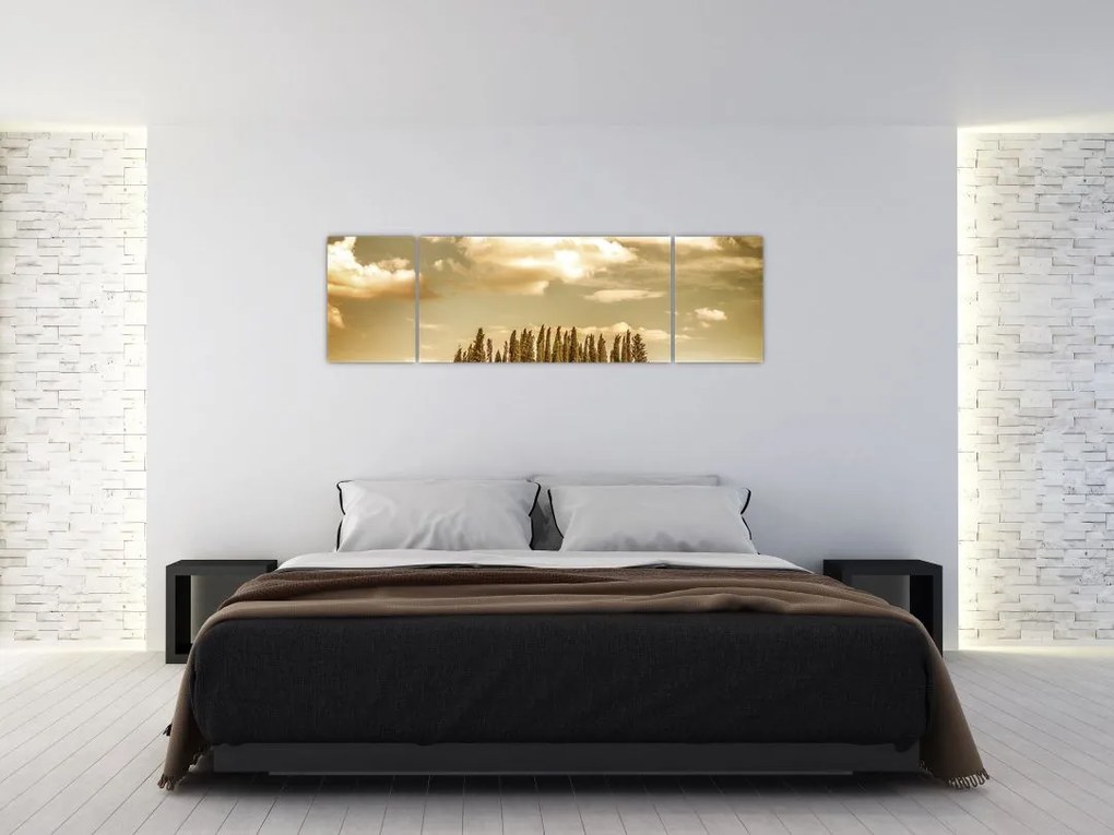 Obraz leśnej łąki (170x50 cm)