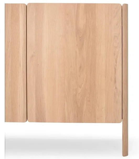 Komoda z litego drewna dębowego w naturalnym kolorze 220x85x42 cm Dvor – Gazzda