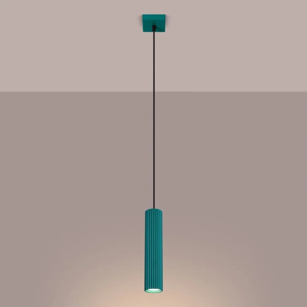 Brilagi - LED żyrandol na przewodzie CRESTO 1xGU10/10W/230V turkusowy