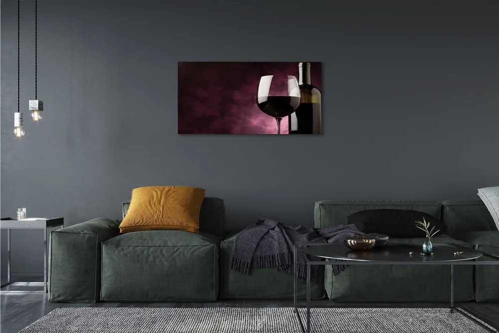 Fotoobraz na płótnie Wieczór Z Kieliszkiem Wina