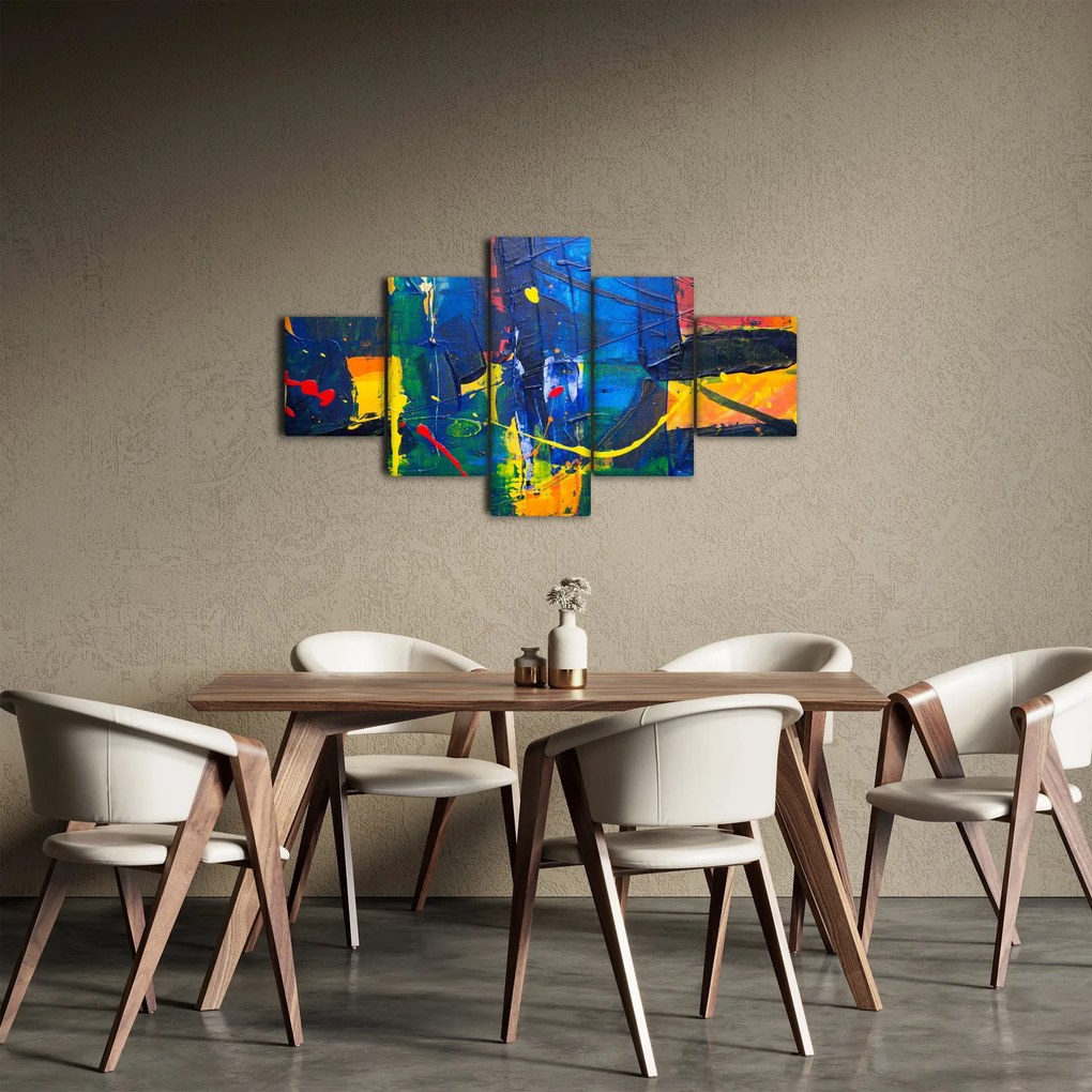 Obraz - Abstrakcja (125x70 cm)