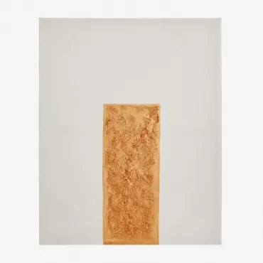 Płótno Dekoracyjne 80x100 Cm Z Lnu O Fakturze Stiuku Antia Musztarda - Sklum