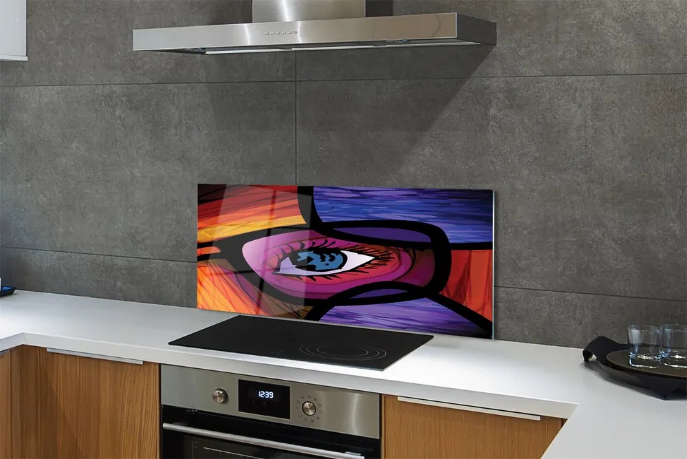 Panel nad Blat Kuchenny Artystyczna Wizja Oka