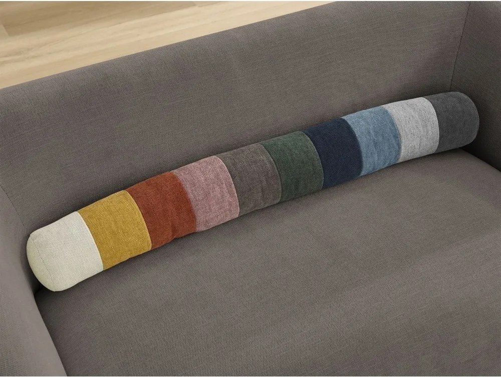 Szarobrązowa sofa z tkaniny szenilowej 160 cm Celine – Bobochic Paris