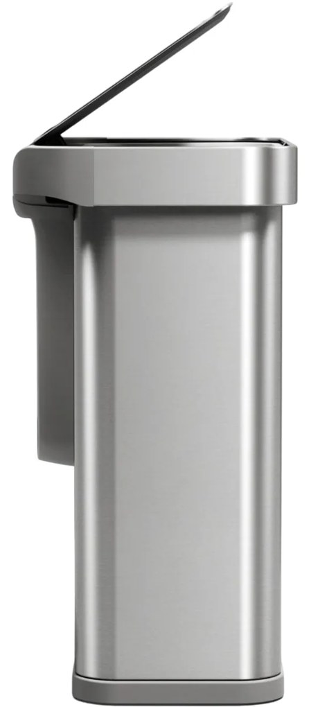 Simplehuman Bezdotykowy kosz z obsługą głosową do segregacji odpadów 58 l, stal nierdzewna