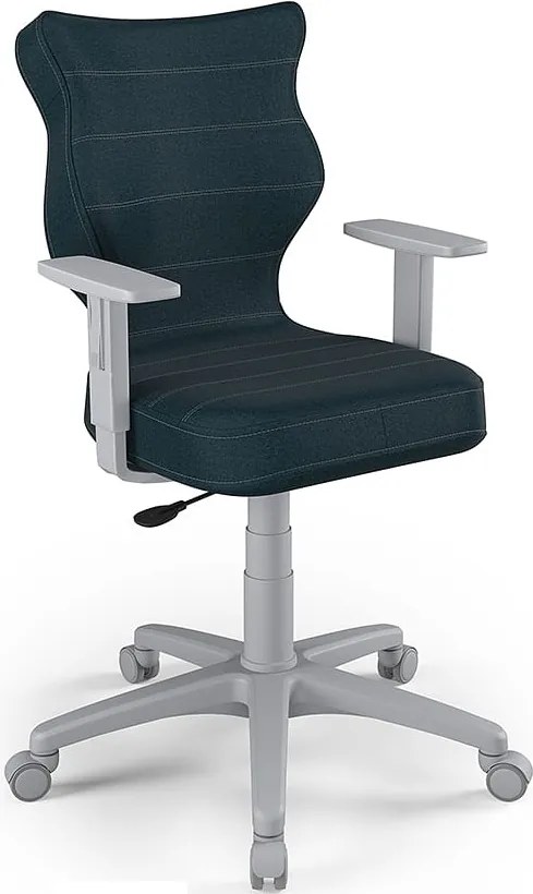 Młodzieżowe krzesło do biurka Duo Grey rozmiar 5 (146-176,5 cm)