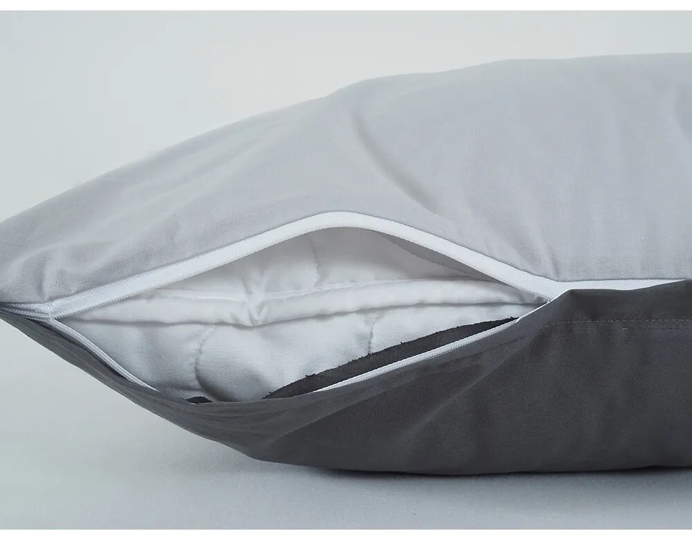 B.E.S. Petrovice Bawełniana pościel Double face antracyt/szary