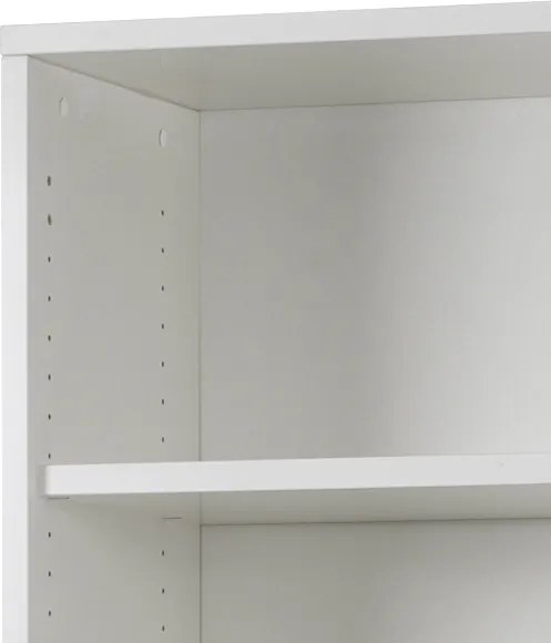 Regał biurowy z drzwiami Prima 5 biały