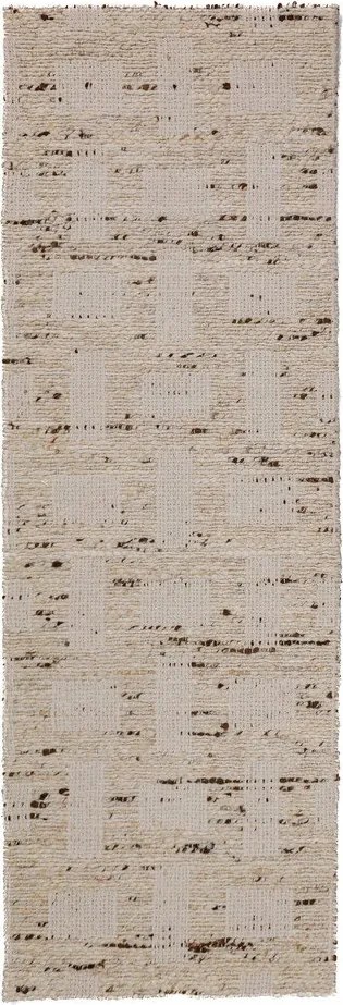 Chodnik z mieszanki wełny tkany ręcznie w naturalnym kolorze 80x230 cm Rova Blend – Flair Rugs