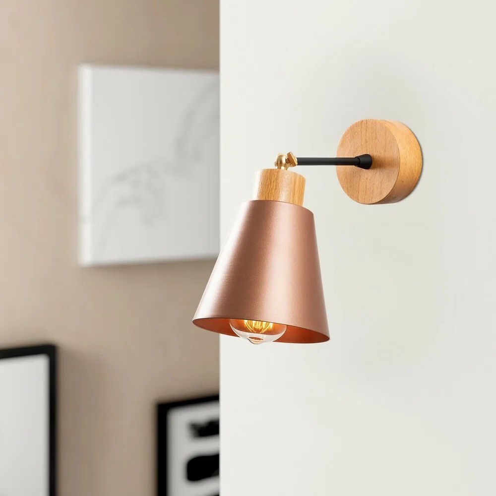 Kinkiet lampa ścienna Manavgat - N-612, miedziany