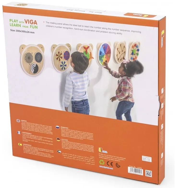 Viga drewniana tablica labirynt certyfikat fsc montessori