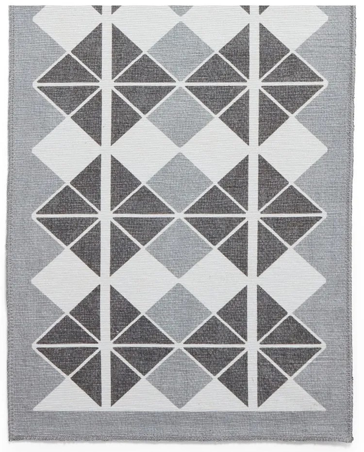 Szary chodnik odpowiedni do prania 61x170 cm Victoria Dark – Think Rugs