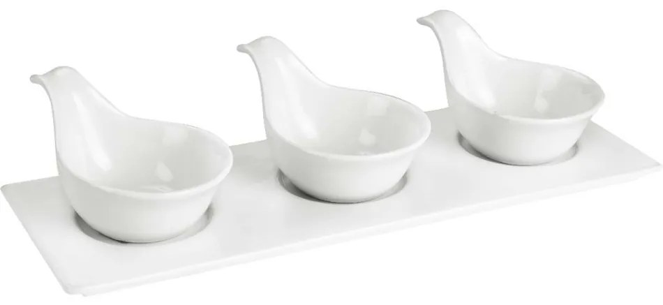 Lamart LT9218 4-częściowy zestaw naczyń doserwowania Dine, 34 x 12 cm