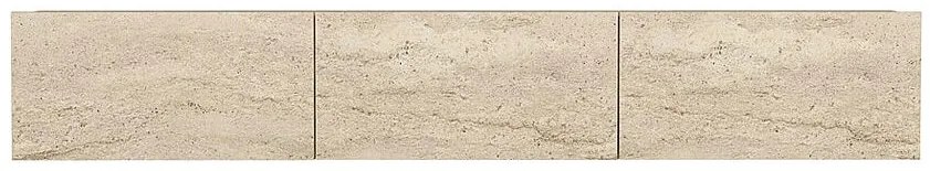 Szafka RTV wisząca 3-drzwiowa - Efekt trawertynu - VIKILA