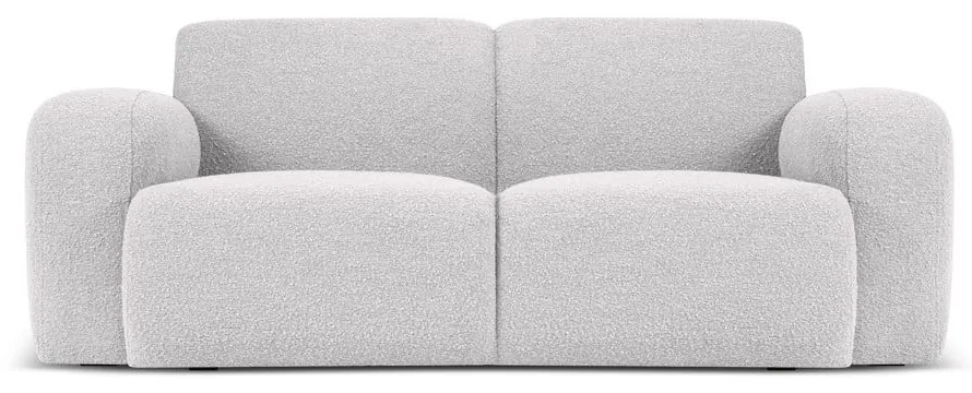 Jasnoszara sofa z materiału bouclé 170 cm Molino – Micadoni Home