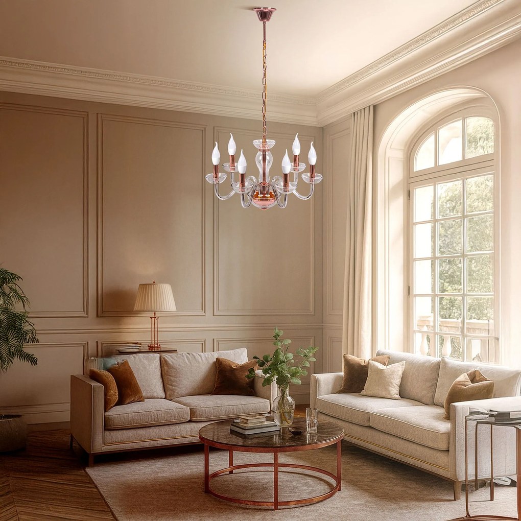 Lampa Sufitowa Wisząca APP1081-6CP