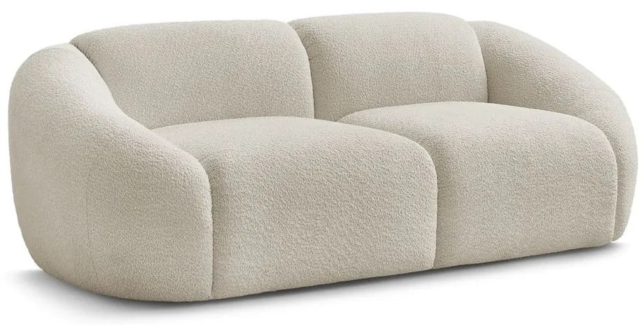 Beżowa sofa z materiału bouclé 230 cm Tina – Bobochic Paris