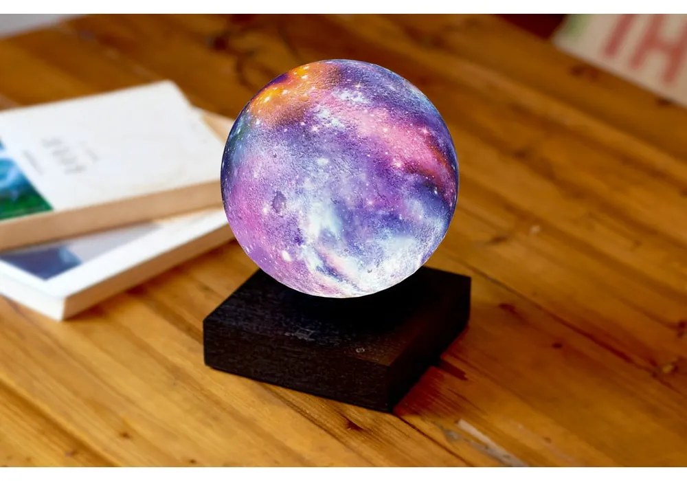 Czarna dekoracja świetlna do kontaktu ø 12 cm Galaxy – Gingko