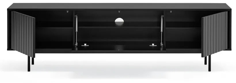 Czarna szafka pod TV 180x52 cm Sierra – Teulat