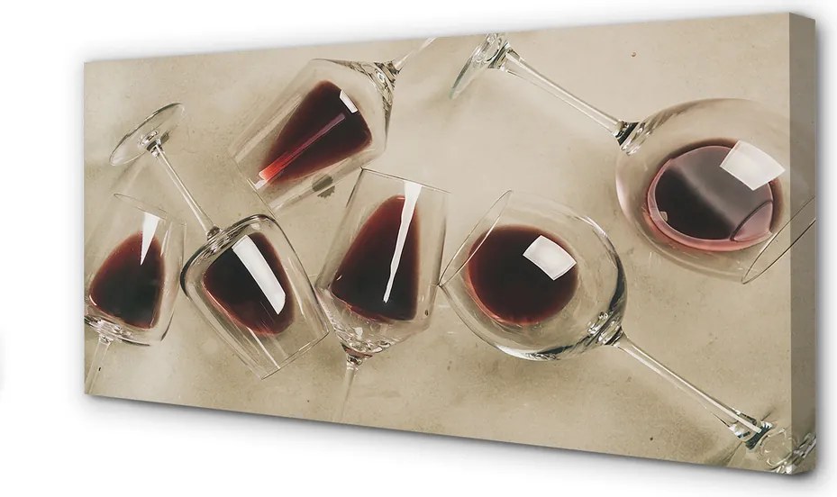 Zdjęcie na płótnie Kryształowe Kieliszki Do Wina