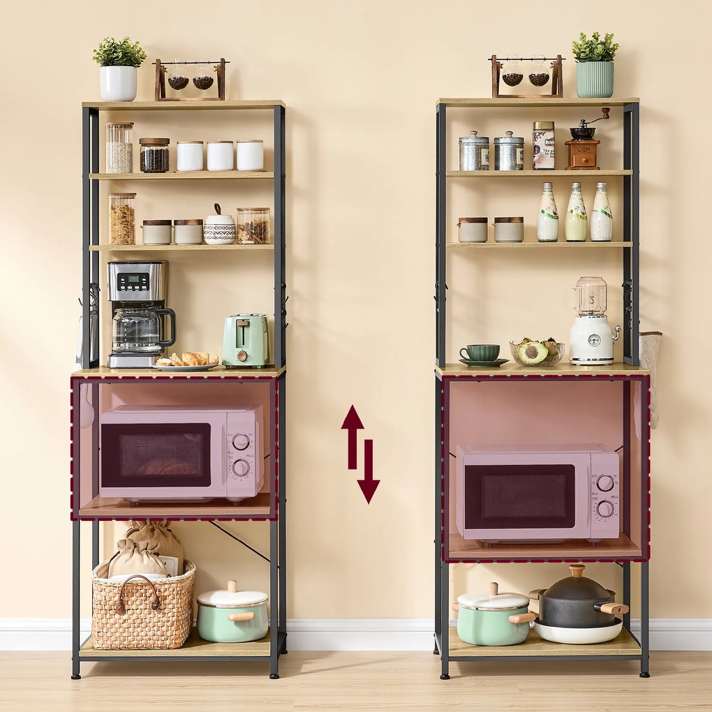 Regał kuchenny TAYLOR ARTISAN 6 półek, 167x60 cm