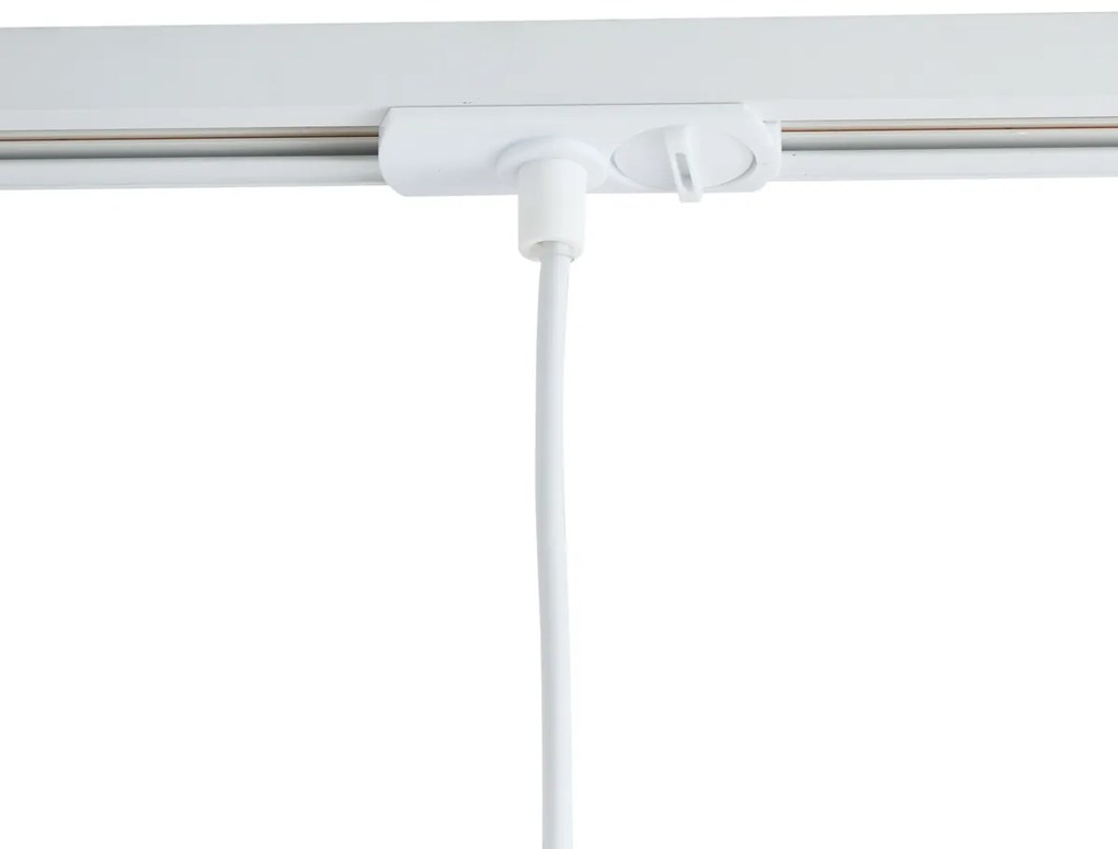 Nowoczesna lampa wisząca beżowa z białym do systemu szynowego 1-fazowego - Iconic Frini Nowoczesny Oswietlenie wewnetrzne