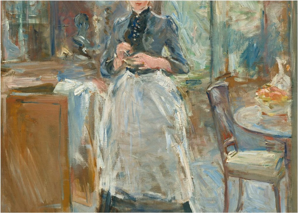 Obraz - Berthe Morisoti, In the Dining Room, reprodukcje (70x50 cm)