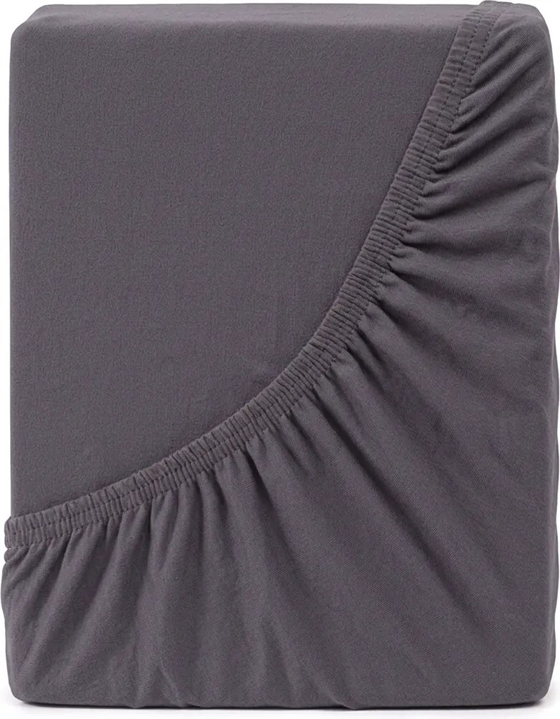 4Home prześcieradło jersey IDEAL antracytowy, 140–160 x 200 cm, 140–160 x 200 cm