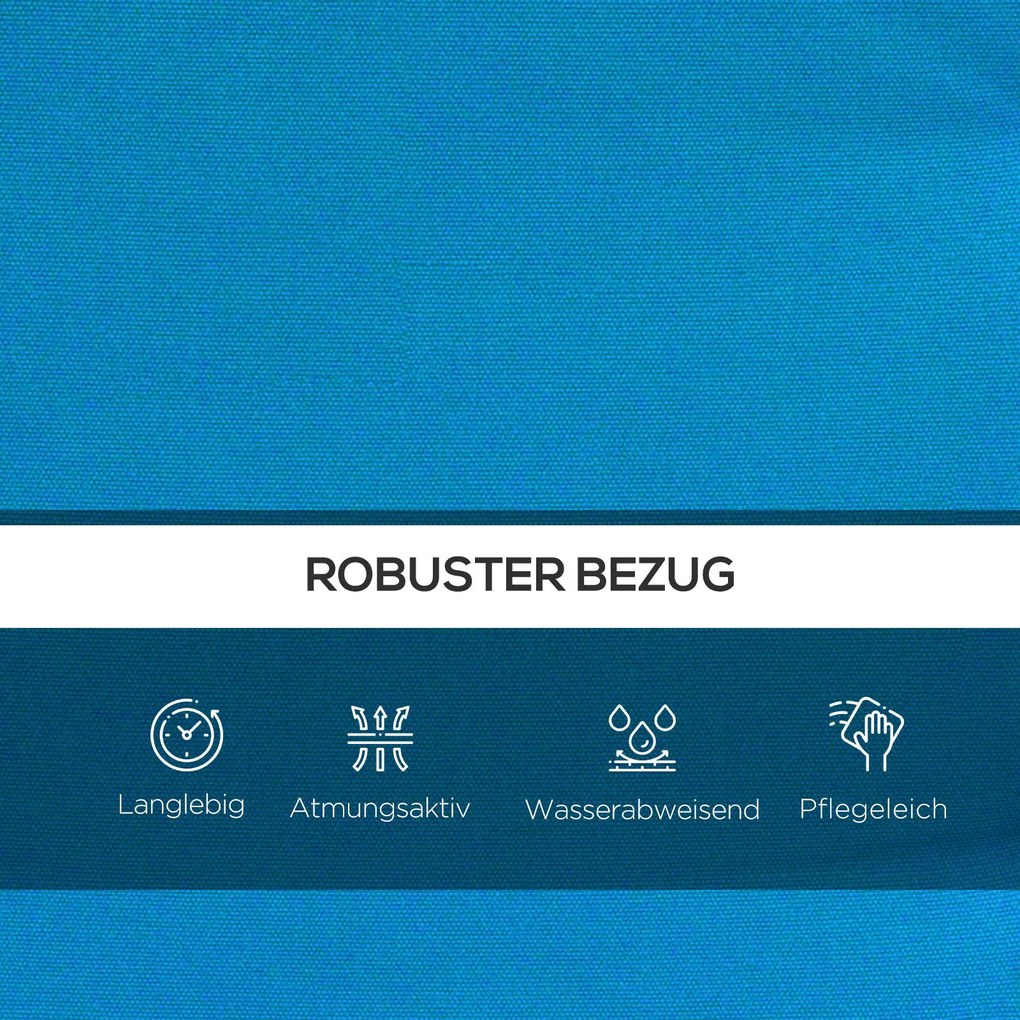 Outsunny 170 cm siedzisko dla huśtawki Hollywood, niebieski