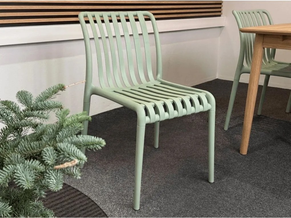 Plastikowe krzesło TREGO, antracytowe