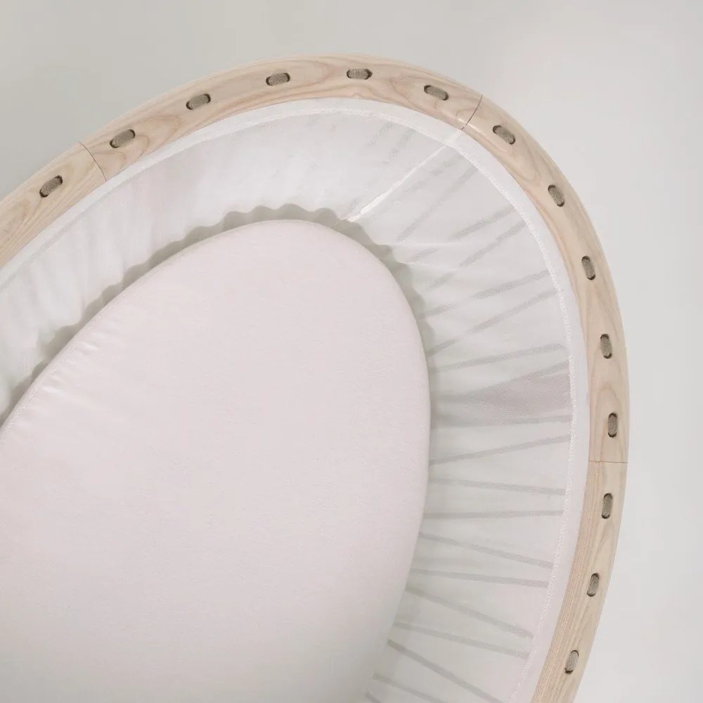 Naturalne łóżeczko dziecięce Kave Home Leonela, 40x75 cm