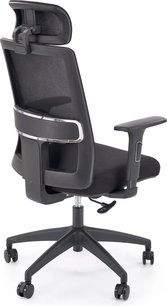 Ergonomiczny fotel biurowy z regulacjami Swift Halmar, zgodny z normą BHP