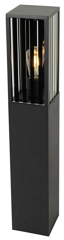 Zewnetrzna Nowoczesna lampa podłogowa zewnętrzna czarna 80 cm IP44 - Dijon Nowoczesny Oswietlenie zewnetrzne
