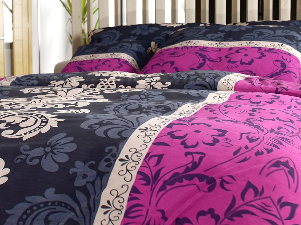 PrzytulneMieszkanie.pl PrzytulneMieszkanie.pl Pościel bawełniana Lilie heraldyczne