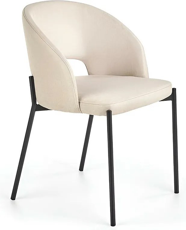 Krzesło tapicerowane K373 musztardowe