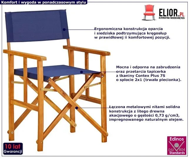 Komplet krzeseł reżysera N1-Z44