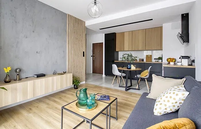 Akustyczne panele lamelowe 2 szt. dąb artisan H7-H45