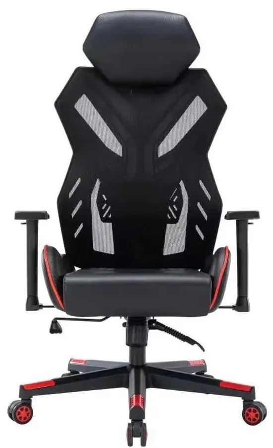 Fotel gamingowy REVOLT czarno- czerwony SIGNAL