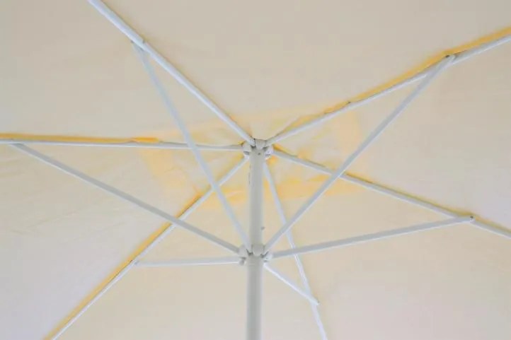 Ogrodowy parasol - prostokątny 2x3 m - champagne