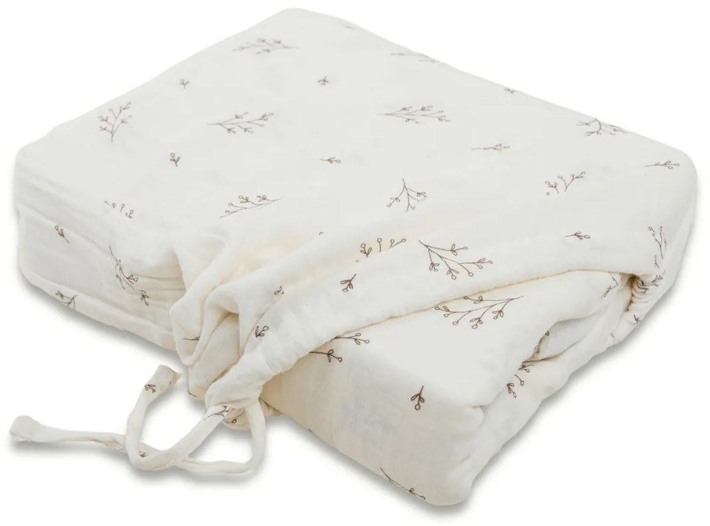 Matex Pościel muślinowa Gałązka, 140 x 200 cm, 70 x 90 cm