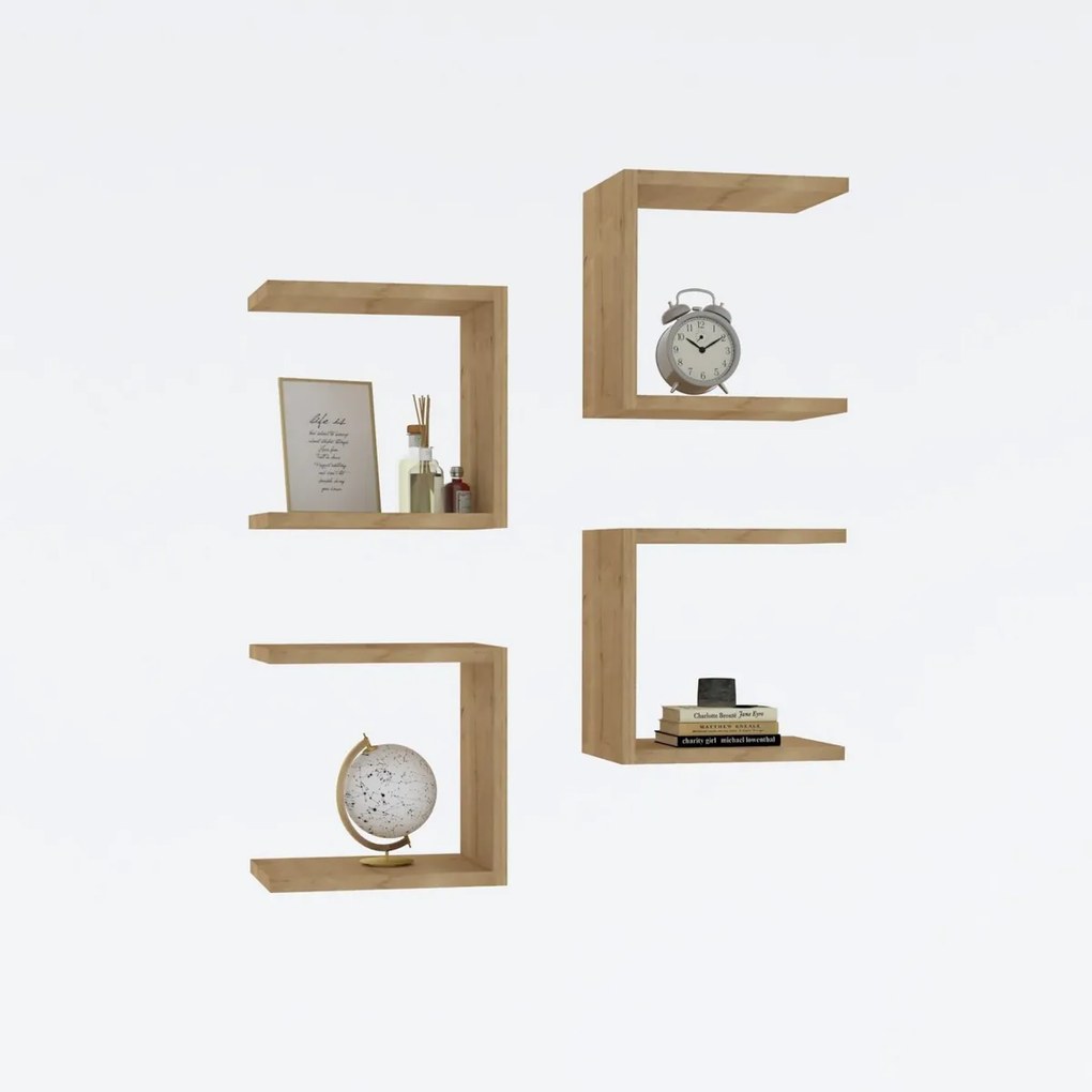 Półka Base Sapphire Oak, 4 szt.