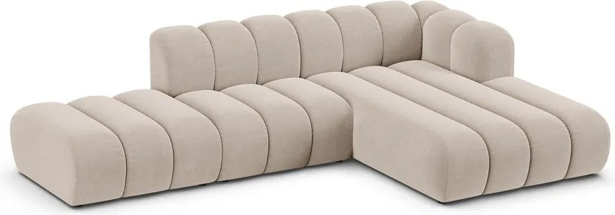 Beżowy narożnik (prawostronny) Lupine – Micadoni Home